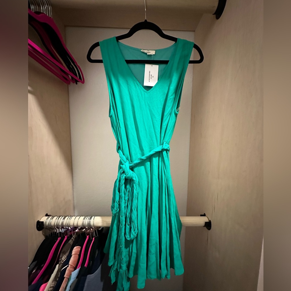 Entro, Waiting on Forever Dress in Teal